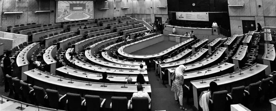 A public decision-making chamber